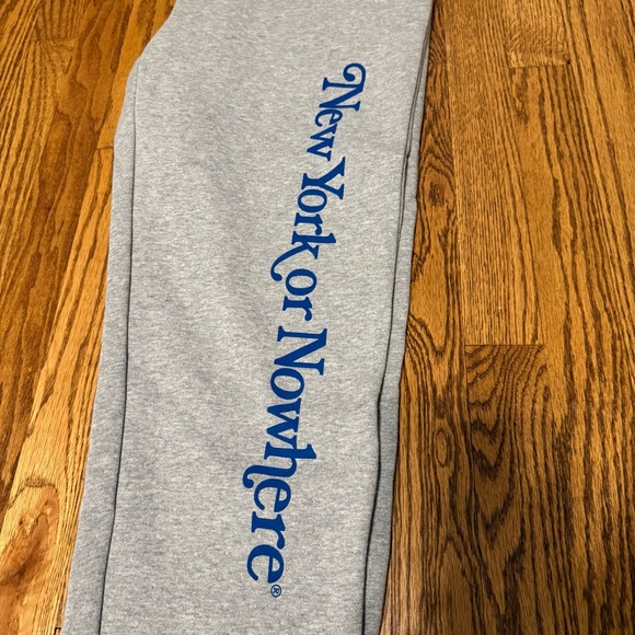 NEW NYON New York or Nowhere Signature Fleece Sweatpants Sz L - Picture 3 of 10